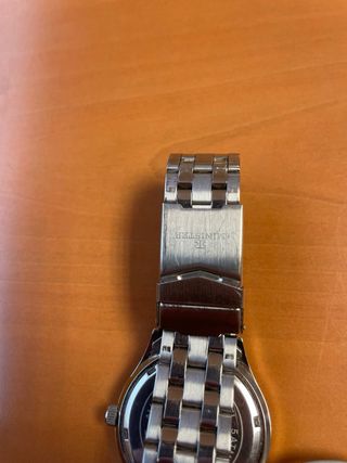 Reloj Minister Original Plata y Blanco