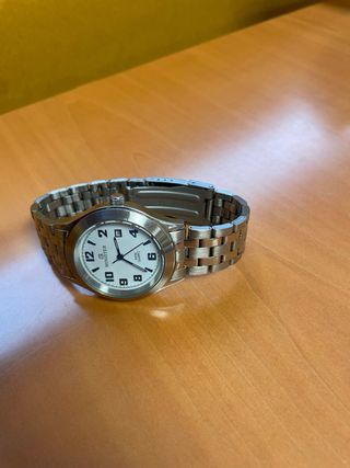 Reloj Minister Original Plata y Blanco