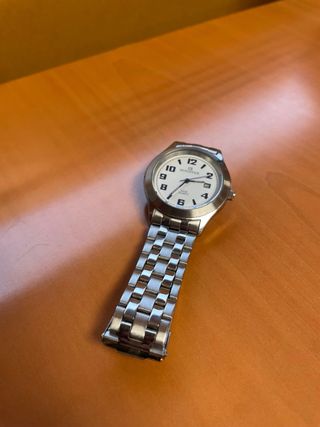 Reloj Minister Original Plata y Blanco