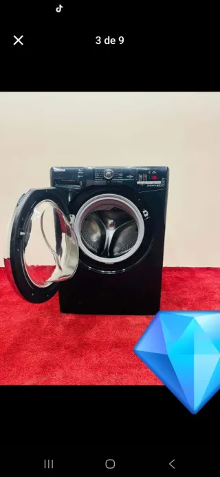 NUEVA TARA,Lavadora - secadora otsein Hoover Negra
