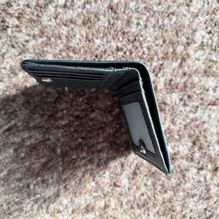 CARTERA TARJETERO MONEDERO NEGRO