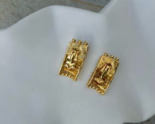 Pendientes clip vintage Jean-Louis Scherr