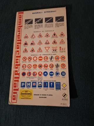 Lambretta Club "Italia" carta stradale 1960