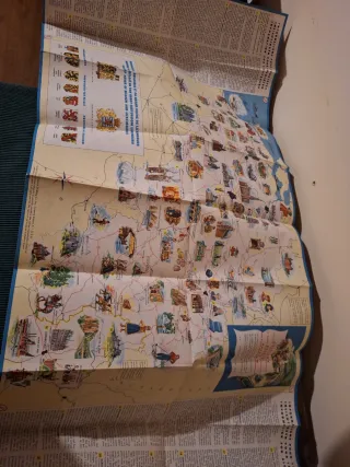 Lambretta Club "Italia" carta stradale 1960