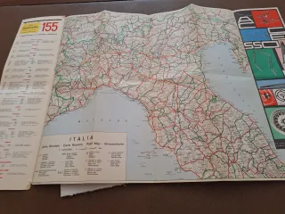 Lambretta Club "Italia" carta stradale 1960