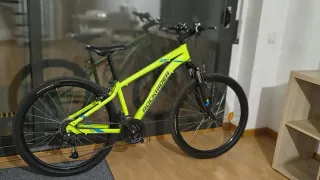 Bicicleta Rockrider ST 100 Neón
