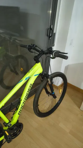 Bicicleta Rockrider ST 100 Neón
