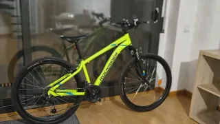 Bicicleta Rockrider ST 100 Neón