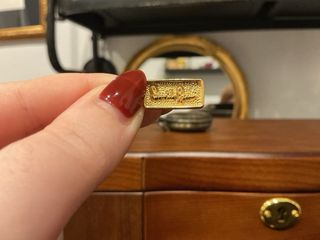 Collar choker vintage David Grau diseñador perla