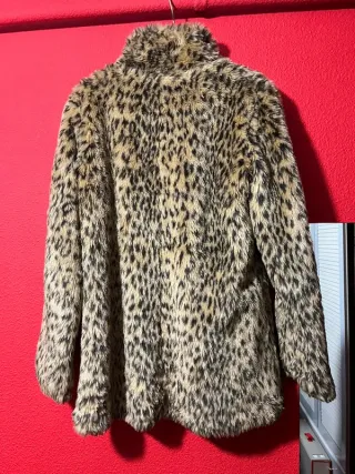 Abrigo peluche animal print Lefties T-M