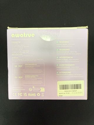 Auriculares infantiles morado y verde