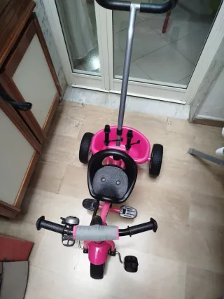 Triciclo 4 in 1 Rosa