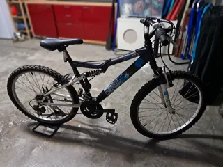 Bicicleta 24 pulgadas con doble suspensión