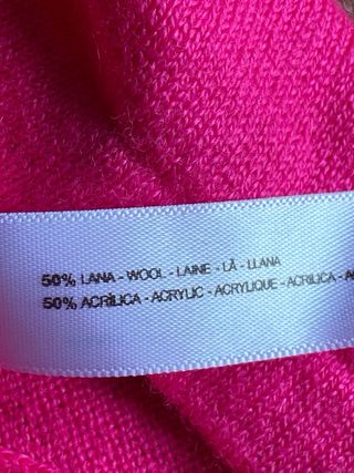 Jersey Escorpión Lana Fucsia Talla L