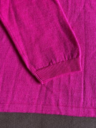 Jersey Escorpión Lana Fucsia Talla L