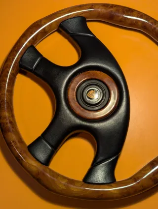 Volante Raid 11D Legno NOS + Clacson Jaguar