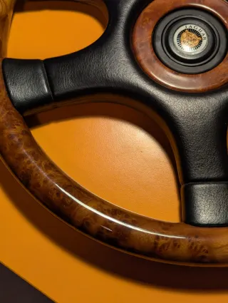 Volante Raid 11D Legno NOS + Clacson Jaguar