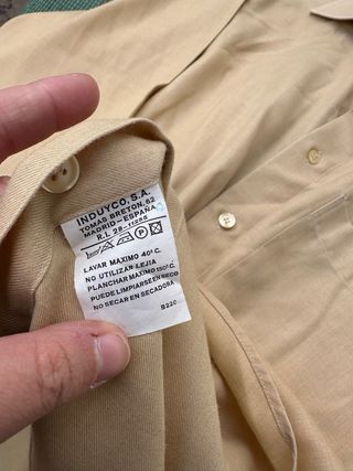 Camisa Renoir Beige Manga Larga