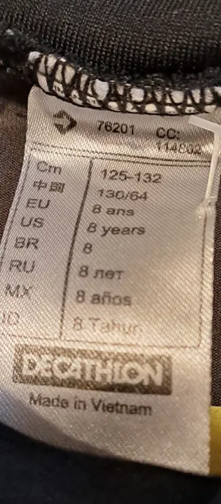 Maglietta termica Wed'ze 8 anni