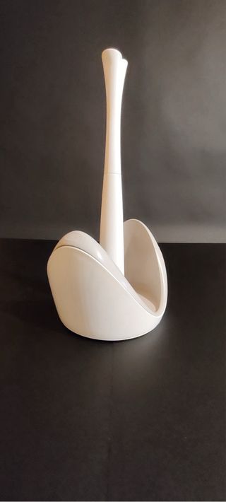 Portarotolo Scottex bianco in plastica