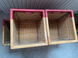 Cestas de mimbre IKEA (5 unidades)