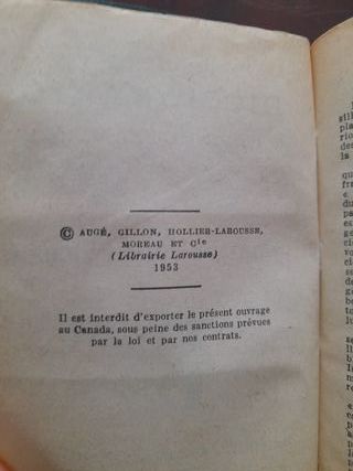 Diccionario francés-español Larousse antiguo