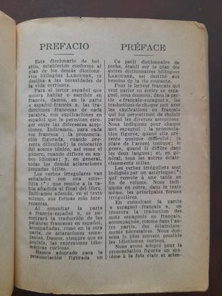 Diccionario francés-español Larousse antiguo