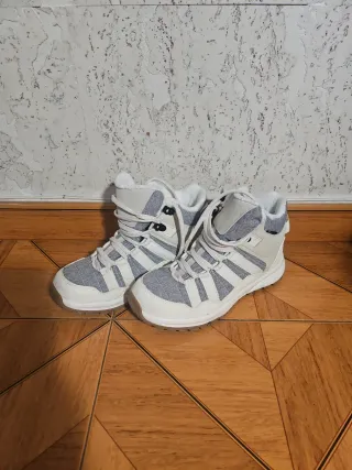 Botas Nieve/Apreski/Montaña Gris/Blanco