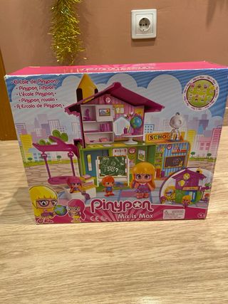 Pinypon School Playset con Figuras y Accesorios