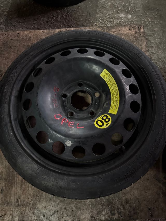 Llanta de repuesto Opel 5x112 T115/70R16 92M