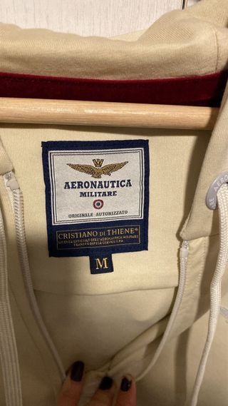 Chaqueta Aeronautic Beige y Blanca