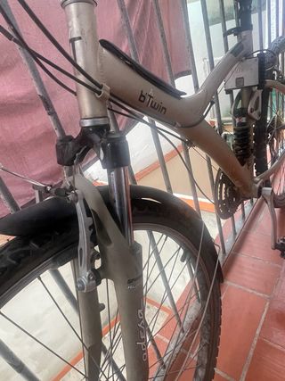 Bicicleta Btwin Gris