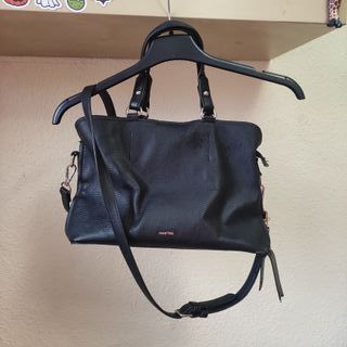Elegante Cartera negra (de regalo una correa)