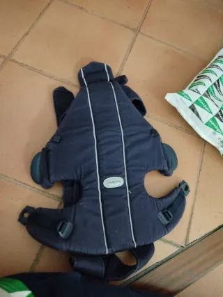 Portabebés ergonómico azul