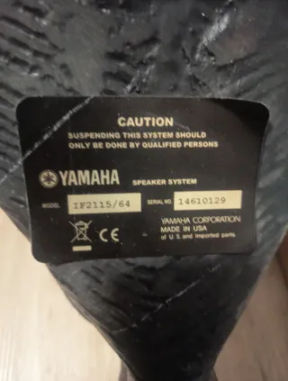 Altavoz Profesional Yamaha IF2115/64