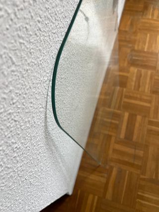 Cristal protector bajo estufa