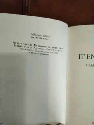 It ends with us. Siamo noi a dire basta. Ediz. ...