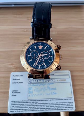 Reloj Versace Negro/Dorado