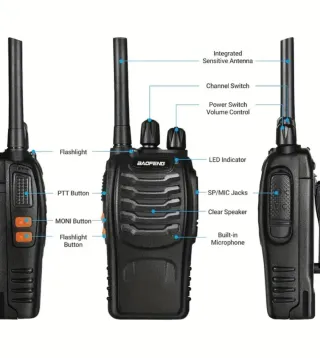 2 Radios Bidireccionales Portátiles