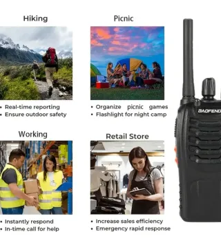 2 Radios Bidireccionales Portátiles