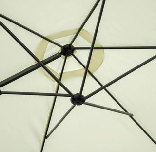 Sombrilla de Jardín Excéntrica Beige