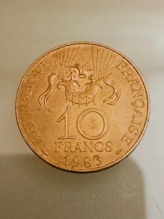 Moneda 10 Francos Francia 1983