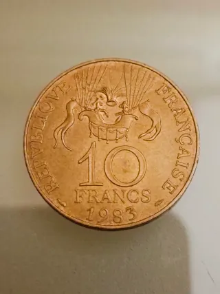 Moneda 10 Francos Francia 1983