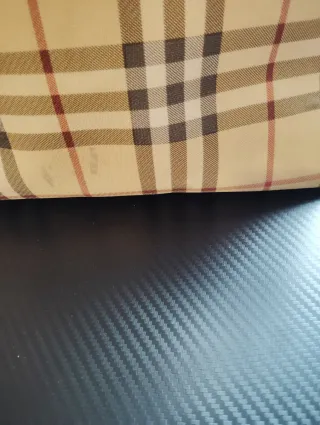 Bolso Burberry Cuadros Beige y Marrón