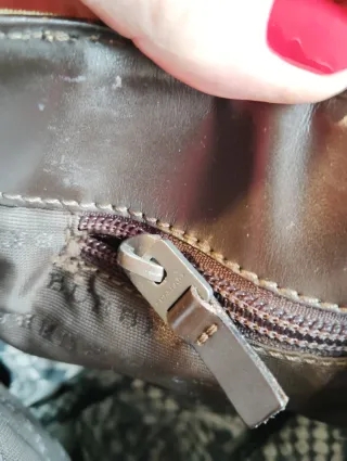 Bolso Burberry Cuadros Beige y Marrón