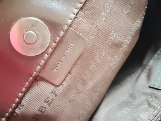 Bolso Burberry Cuadros Beige y Marrón