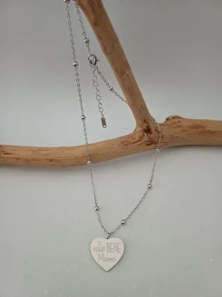 Collana cuore Mamma Ti voglio bene