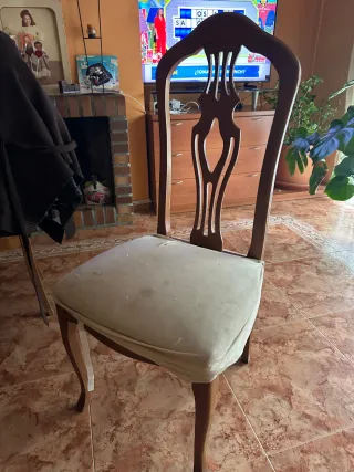 Mesa extensible con 5 sillas