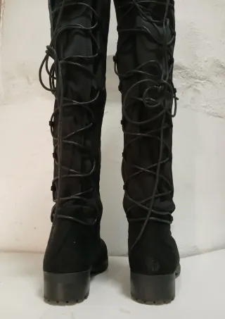 Stivali alti donna neri taglia 37