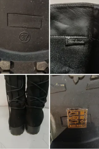 Stivali alti donna neri taglia 37